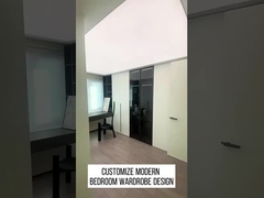 Modern yatak odası gardırobunu tasarlayın