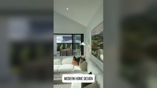 Modern ev tasarımı oturma odası