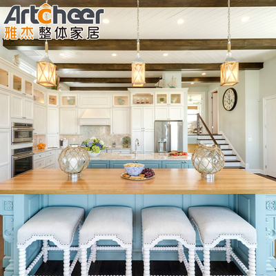 satın al Artcheer'in Modern Stylish Koleksiyonundan İthalat Edilen Modüler Katı Ahşap Mutfak Dolapları çevrimiçi üretim