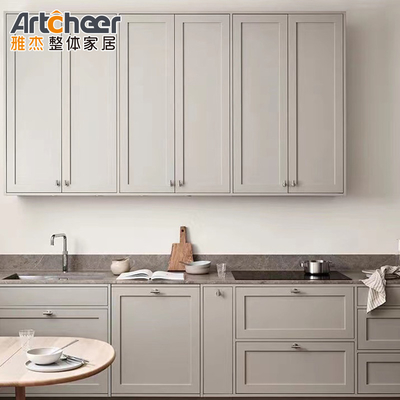 satın al Flat Edge Countertop Eased Edge Modern Modüler Mutfak Dolabı çevrimiçi üretim