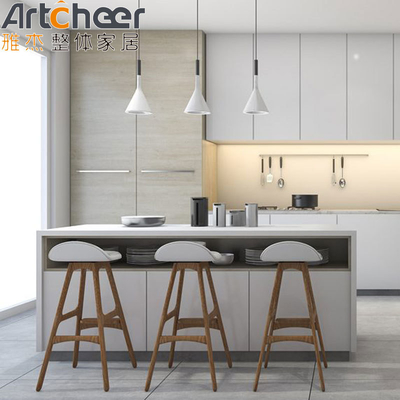 satın al Minimalist Tasarımda Adala sahip Yüksek Depolama Mutfak Dolabı Modüler / RTA veya Özel çevrimiçi üretim
