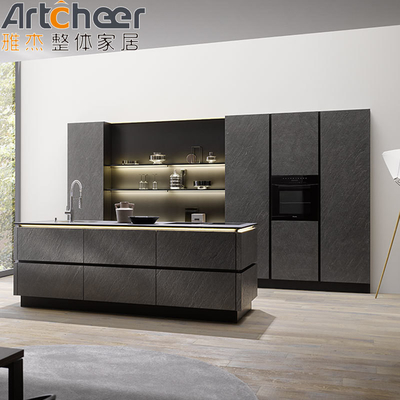 satın al Küçük Tasarımlı Melamine Bitirme Mutfak Dolabı Avrupa Piyasası için Modern ve Ucuz çevrimiçi üretim
