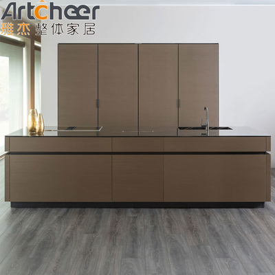 satın al Boyutları özelleştirin Dolaplar Mutfak Mobilyaları Modern Plywood Carcase ve Kuvars Taş Masa Üstü çevrimiçi üretim