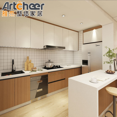 satın al Mutfağınızı Laminated Bullnose Masaüstü Akrilik Mutfak Dolabı Seti ile Geliştirin çevrimiçi üretim