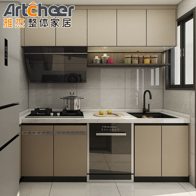 satın al Modern Black Island Tasarımı ile kompleksi PVC Mutfak Dolabı KingV tarafından yapıldı. çevrimiçi üretim