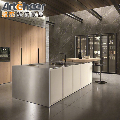 satın al Modern Particleboard Inox Depolama Kapılı Endüstriyel Paslanmaz Çelik Mutfak Dolabı çevrimiçi üretim