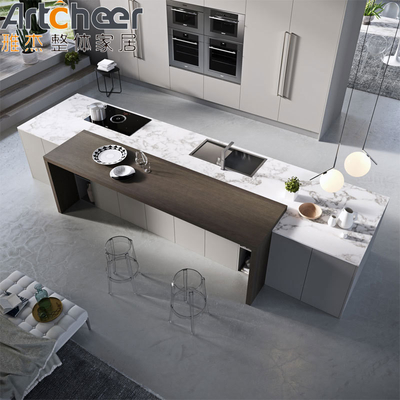 satın al Modern Şık Plywood Mutfak Dolabı İtalyan Tasarımı Finish çevrimiçi üretim