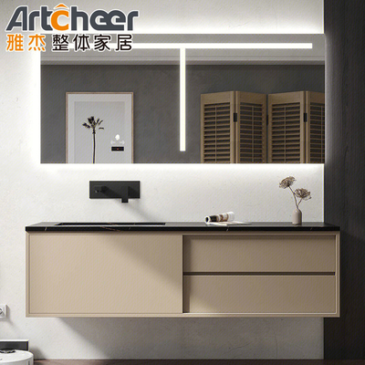 satın al Dikdörtgen Modern Tarzı Banyo Dolabı Odun Lüks Vanity Set çevrimiçi üretim