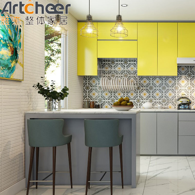 Lavabo Aksesuarları Özel Boyutlu ve Lak Finishli Modüler Mutfak Dolapları