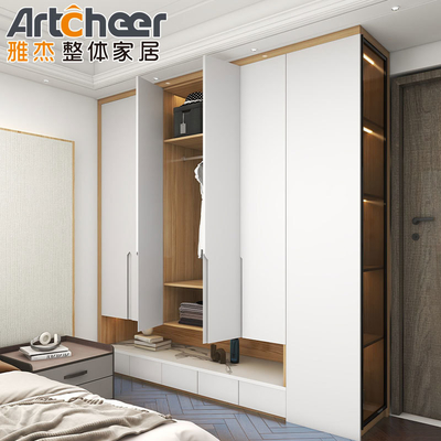Modern Mdf Walk In Closet Dolabı Yatak odası mobilyalarına mükemmel bir ek olarak