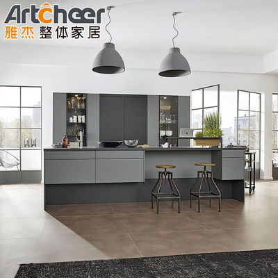 Modern Şık Dış Metal Paslanmaz Çelik Mutfak Dolapları BBQ Bahçe Mutfağı