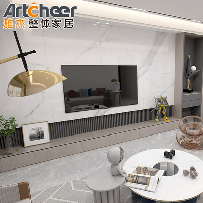 Modern Ahşap TV Birimleri Lüks Avrupa TV Stand Dolapları Mobilya için En Son Tasarımlar